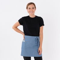 Dennys Cross Dyed Denim Waist Apron with Pocket